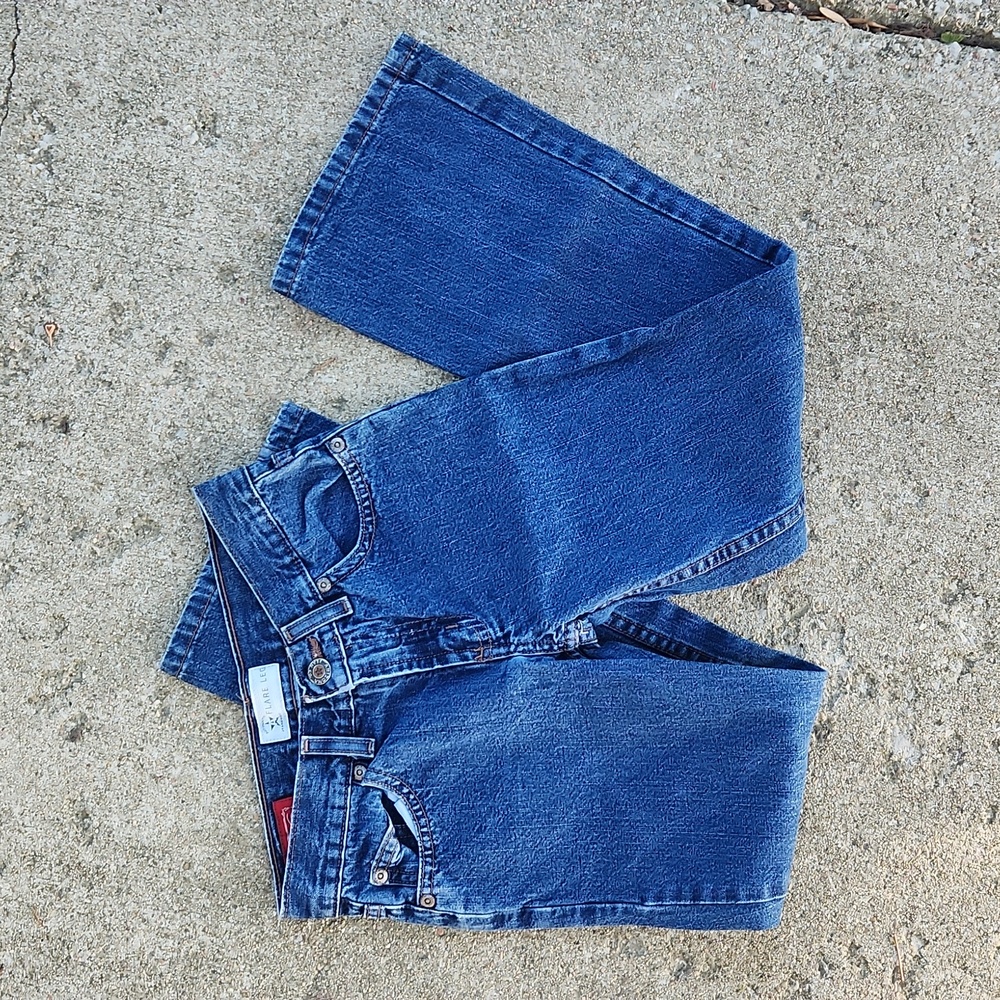 Dark Wash Blue Flare Jean